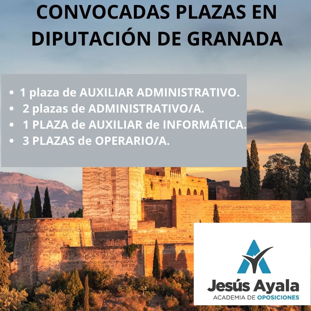 1 plaza de AUXILIAR ADMINISTRATIVO. 2 plazas de ADMINISTRATIVOA. 1 PLAZA de AUXILIAR de INFORMÁTICA. 3 PLAZAS de OPERARIOA.