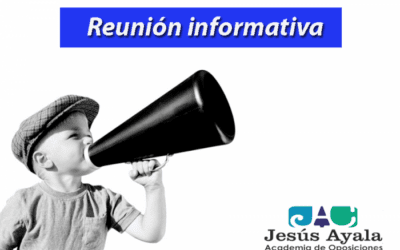 Reuniones informativas gratuitas Oposiciones 2021