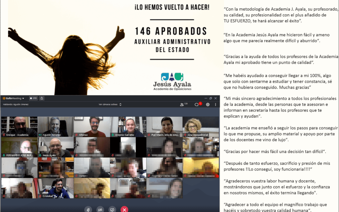 Así fue la reunión de aprobados de Auxiliar Administrativo del Estado