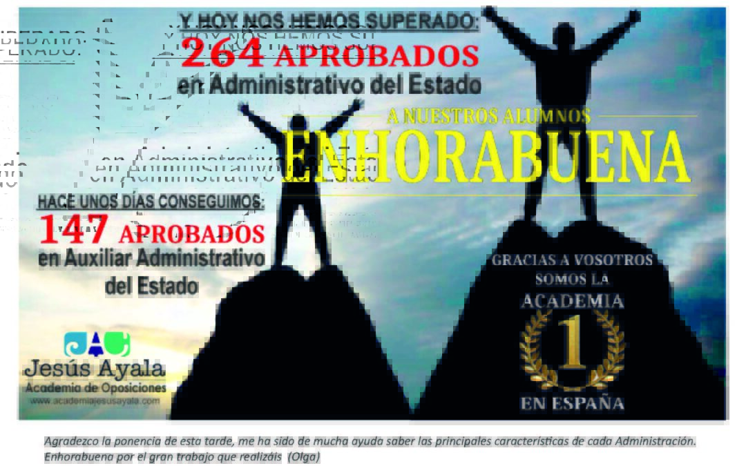 Así fue la reunión de aprobados de Administrativo del Estado