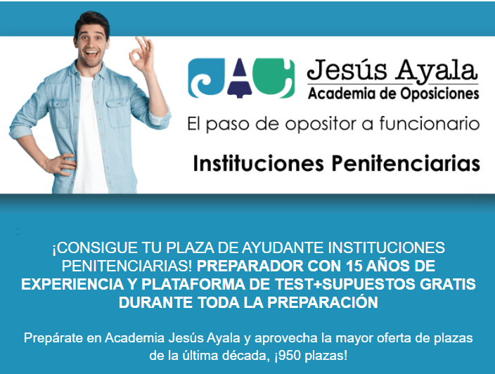 Nuevo grupo oposiciones Funcionario de Prisiones OEP 2021 + 2022