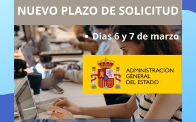 Nueva apertura del plazo de presentación de solicitudes en las Oposiciones del Estado