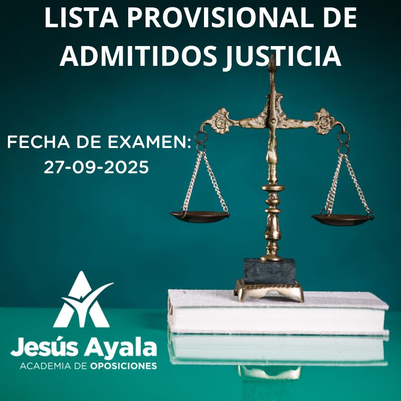 PUBLICADA LA LISTA PROVISIONAL DE ADMITIDOS EN JUSTICIA