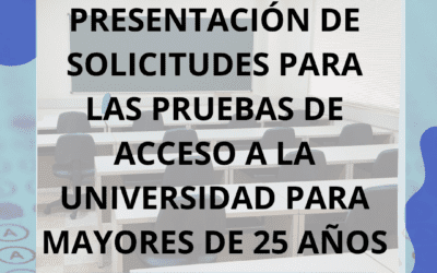 ABIERTO PLAZO PRESENTACIÓN SOLICITUDES ACCESO UMA + 25 AÑOS