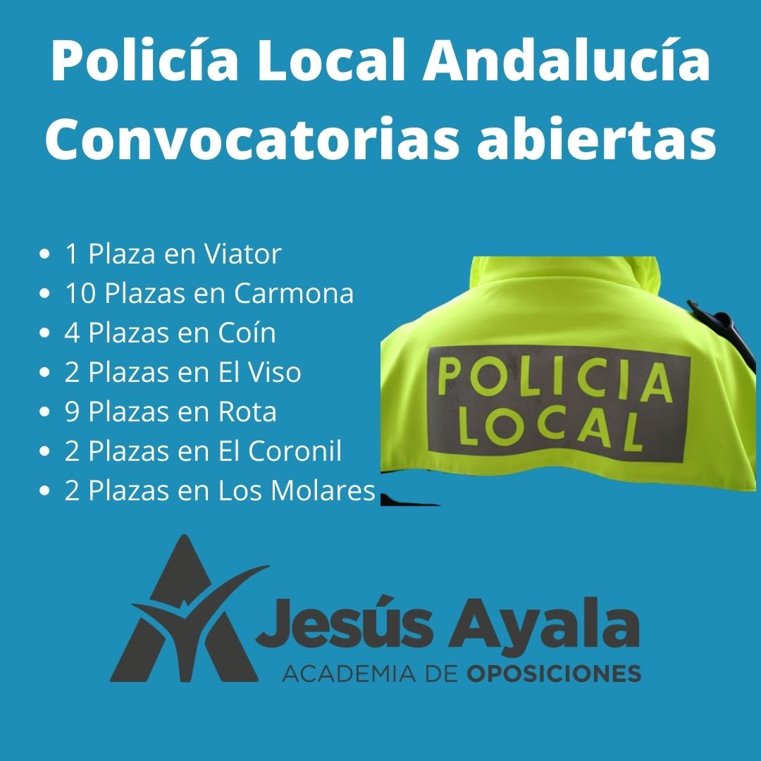 Policía Local Convocatorias abiertas
