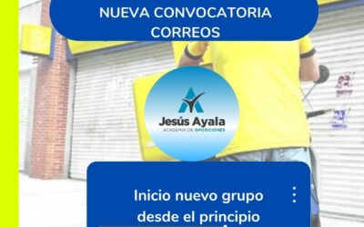 Nuevo grupo preparación para las 7.757 plazas de Correos.