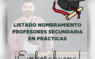 LISTAS SECUNDARIA-NOMBRAMIENTO FUNCIONARIOS EN PRÁCTICAS OEP 2023