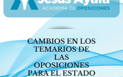 CAMBIOS EN TEMARIOS DEL ESTADO